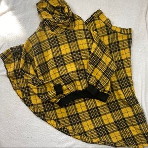 Vintage 1960s Yellow Plaid Outfit